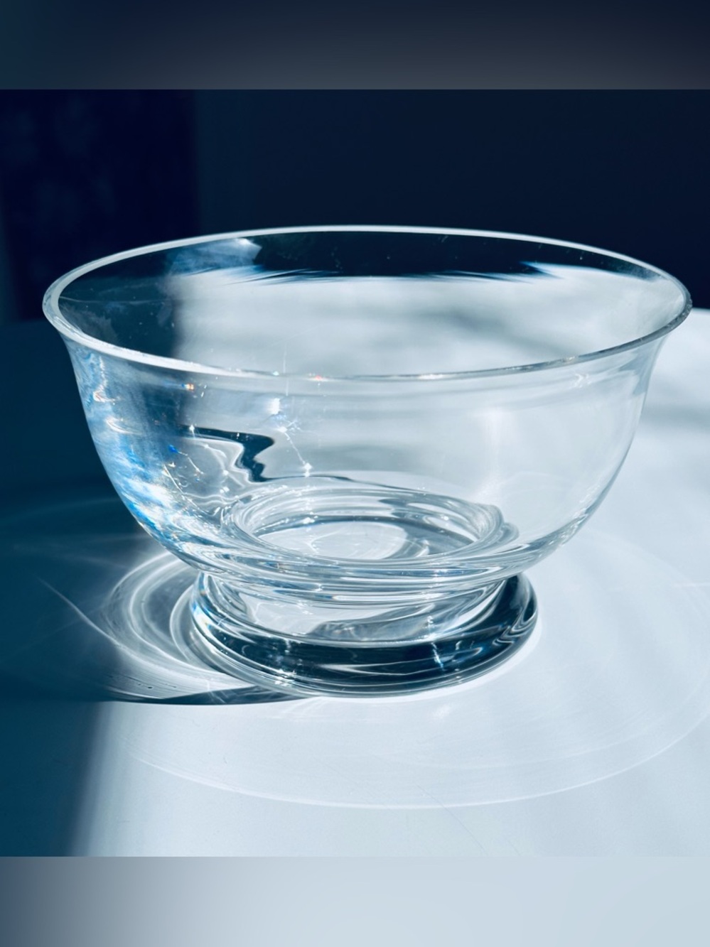 Tiffany & Co. “ Revere” 6” glass bowl